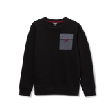 Boys Camp Fleece Pocket Crewneck